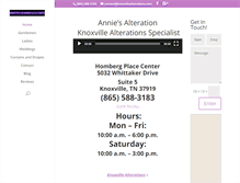 Tablet Screenshot of knoxvillealterations.com